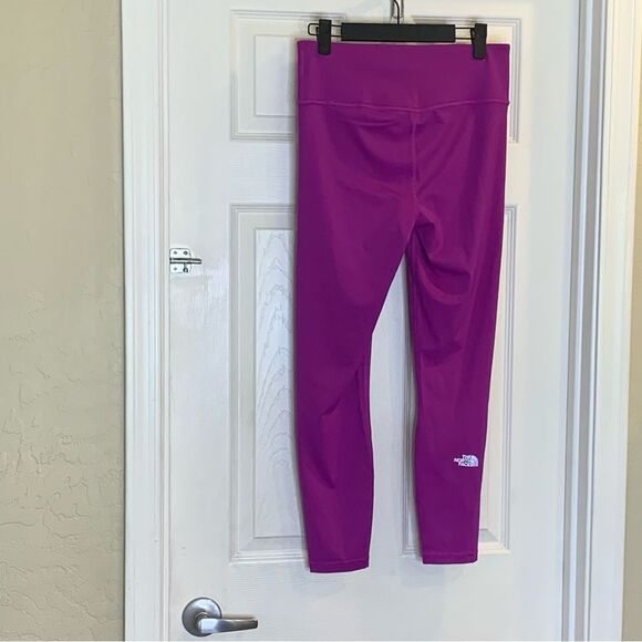The North Face Elevation 7/8 Length Leggings Purple Cactus Flower Size Medium - Picture 5 of 13